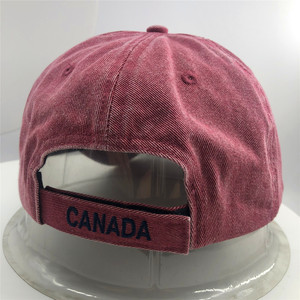 Pamuklu Karn Kartı İşlemeli Nakışlı 6 Panelli Dimili Unisex Dört Mevsim Beyzbol Şapkası - Product Image 5