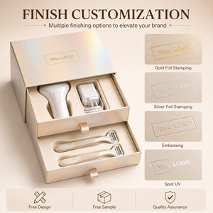 Kit Cadeau Premium Personnalisé pour Épilation IPL, Rasoir, Tiroir Coulissant, Fabrication OEM Kraft - Product Image 5