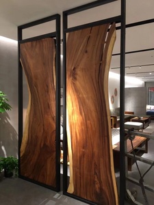 صناعة رخيصة بسعر المصنع ، حافة حية من خشب الجوز الصلب ، مطعم خشبي من الأعلى - Product Image 4