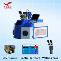 Mesin Las Laser Serat untuk Perhiasan Miniatur - Otomatis & Mudah Dioperasikan Output Maks 60W Baru (Biru)