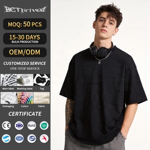 T-Shirt Sportiva da Uomo ad Asciugatura Rapida, 100% Cotone, Manica Corta, Maglietta Liscia di Alta Qualità, Oversize con Stampa Serigrafica - Product Image 1