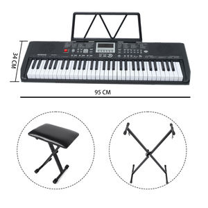 Nouveau Synthétiseur de Piano Électronique 2025, <span class=keywords><strong>Clavier</strong></span> Musical Électronique Semi-Professionnel à 61 Touches en Vente, Orgue Électronique - Product Image 3