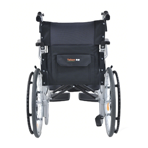 รถเข็นวีลแชร์แบบแมนนวลอลูมิเนียมคุณภาพสูง Takan SYIV100-20A2 ขนาด 6 นิ้ว พร้อมล้อ PU  แผ่นรองล้อ  เบรก  ที่พักเท้าพับได้  และที่วางแขนแบบยึดติด - Product Image 6