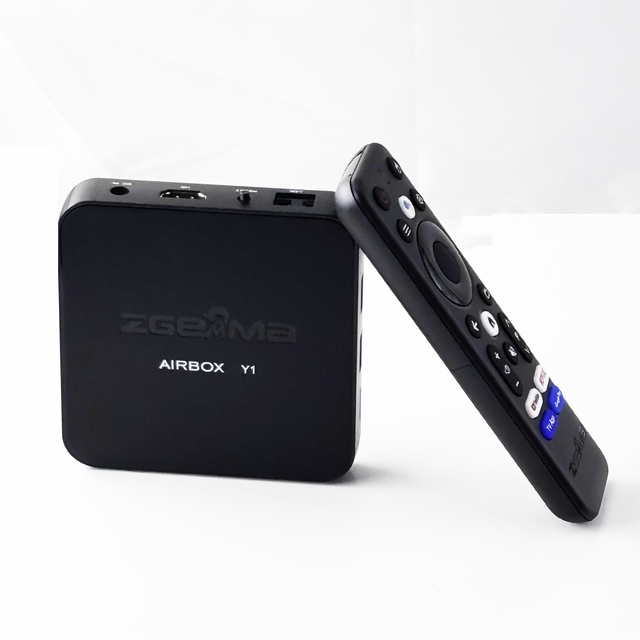 Android TV Box Zgemma Airbox Y1 Android 11.0 Box USB 2.0*2 WiFi BT5.0 4K Video Set Top TV Box HD Media Player
