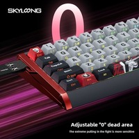Keyboard Skyloong GK61HE dengan Saklar Magnetik, Aluminium, 8K, Latensi Rendah 0.125ms, Tanpa Dead Zone, Keyboard Gamer Valorant, Custom OEM/ODM
