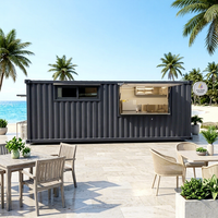 ETODEVICE Cuisine mobile personnalisée en conteneur de 20 pieds ou 40 pieds, restaurant commercial en conteneur maritime avec équipement de cuisine complet