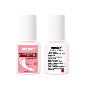 7g透明树脂美甲胶水快干强力不固化液体，带刷子可穿戴指甲尖，用于装饰MSDS批准 - Product Image 5