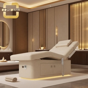 Moderno Gabinete de Almacenamiento Color Madera Clara para Spa con Carrito de Esteticista para Estudio de Cosmética, Clínica y Sala de Estar - Product Image 4