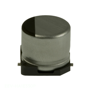 Condensador de Canal de Fabricante CAP ALUM 33UF 20% 25V SMD 33 uF Montaje en Superficie EEV-HA1E330P - Product Image 1