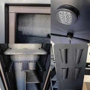 Súng Khóa Kỹ Thuật Số Điện Tử An Toàn Lớn Súng Chống Cháy An Toàn Bằng Thép - Product Image 5