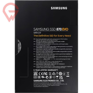 Disque SSD Samsung 870 EVO MZ-77E250B/AM 250 Go - 2,5 pouces interne - SATA (SATA/600) - Noir - Product Image 4