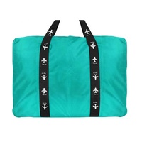 Bolsa de lona plegable de gran capacidad con bolsa pequeña Bolsa de viaje para senderismo al aire libre