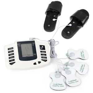 Uso doméstico Pulso Eletroestimulador Estimulador Muscular Meridiano Terapia Digital Dezenas Acupuntura Massageador Corporal Completo