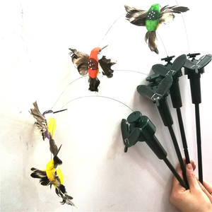 A68 Pássaro Solar Vibrante Dançante para Decoração de Jardim com Estaca - Product Image 4