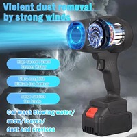 Souffleur d'air sans fil électrique 21V Puissant Turbo DIY Grade pour l'élimination de la poussière (avec une batterie 1.5ah)