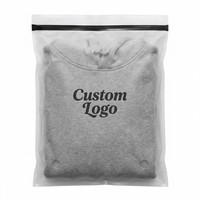 Bolsa de Plástico Moderna con Cierre Deslizante Mate y Logotipo Personalizado, Bolsa de Envío para Ropa Urbana Moderna
