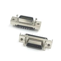 Connecteur femelle SCSI 20 broches pour carte PCB, prise 20P, angle droit vertical, borne de connecteur femelle SCSI-20