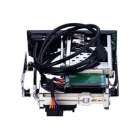 Unestech ST7221U, Rack Móvil de Doble Bahía de 5.25 Pulgadas con Intercambio en Caliente, Carcasa para Discos Duros SATA de 2.5 y 3.5 Pulgadas