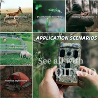 Caméra de chasse cellulaire 4G compatible avec le flash IR invisible et la température de fonctionnement de-40C à 85C, caméra de suivi GPS