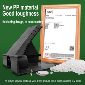 Maceta de jardín vertical de autorriego <span class=keywords><strong>Naturix</strong></span>, contenedor colgante de plástico, macetas con drenaje para uso en interiores - Product Image 5