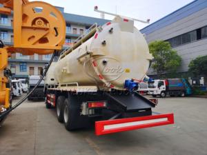 Camion d'aspiration des eaux usées HOWO 6x4 avec moteur Weichai et pompe à vide à double circulation d'huile WEILONG pour zones extrêmement froides à l'étranger - Product Image 5