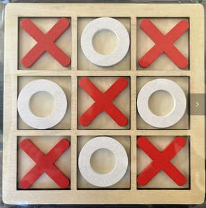 Regalo Romántico para el Día de San Valentín, Juego de Tres en Raya <span class=keywords><strong>XO</strong></span> de 9 Cuadrados para Decoración de Escritorio, Tablero de Ajedrez de Madera, Adornos - Product Image 4