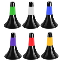 Cônes d'agilité pour le dribble au basketball - Équipement d'entraînement en plastique PE de haute qualité multicolores 23x17,5 cm pour toutes les saisons