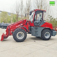Distribuzione per insilaggio Mini caricatore elettrico telescopico TL2500E caricatori frontali agricoli alimentati a batteria per la vendita