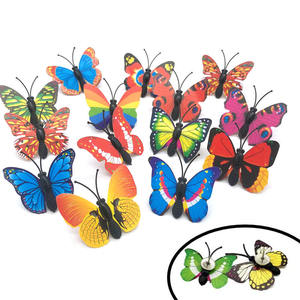 30 pièces/sac, magnifiques épingles à tête papillon, punaises décoratives, clous pour tableau en liège, bricolage, papeterie de bureau, fixation murale pour photos, clous - Product Image 4