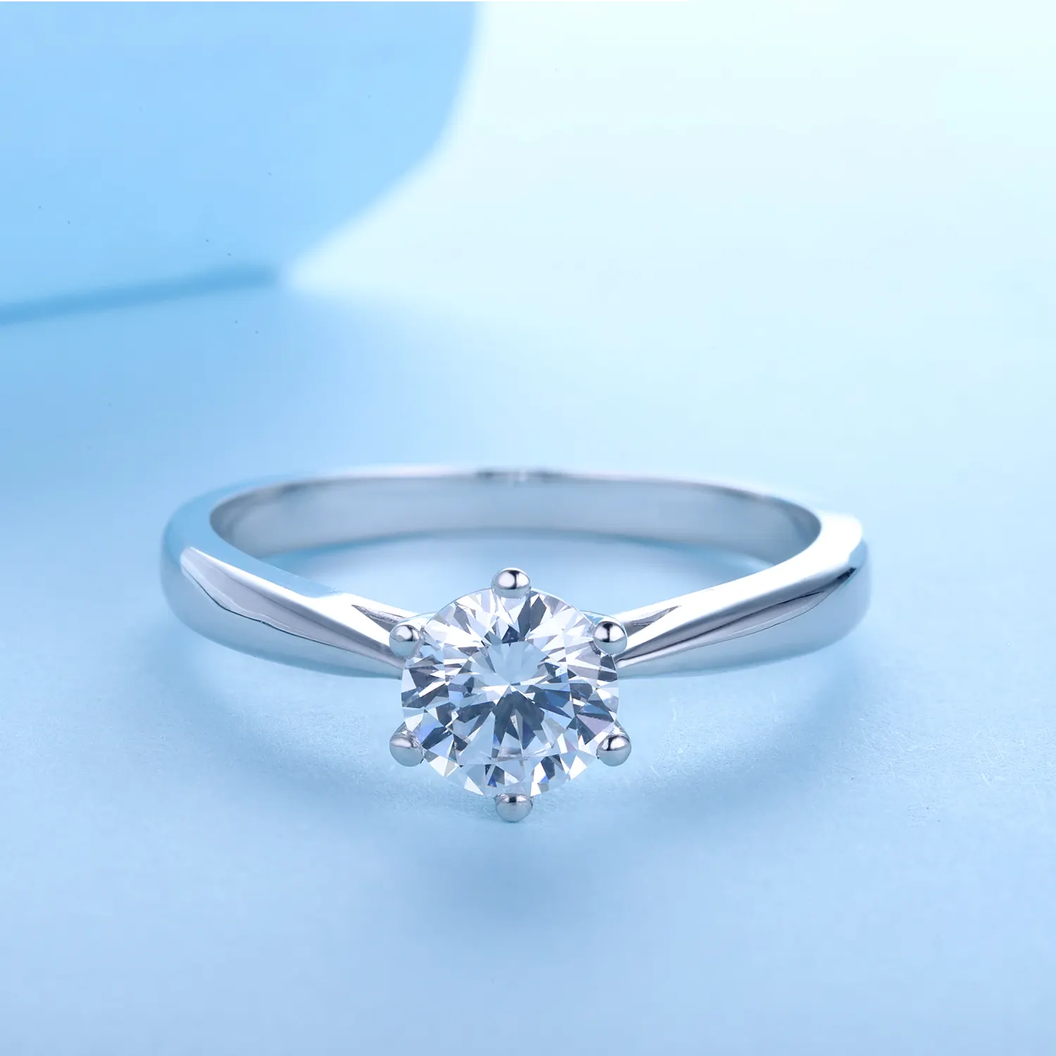 Classic style engagement ring wedding ring IGI certificate 18k gold 0.3 ct lab grown HPHT CVD diamond rings