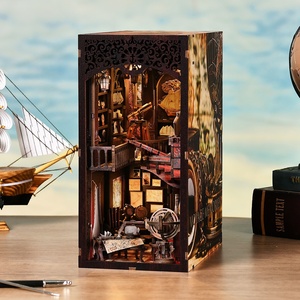 Tự Làm Hải Lý Bộ Nhớ Cuốn Sách Góc Kit Phòng Khách Bàn Kệ Trang Trí Nội Thất LED Thắp Sáng Thu Nhỏ Mô Hình Quà Tặng Ý Tưởng - Product Image 1