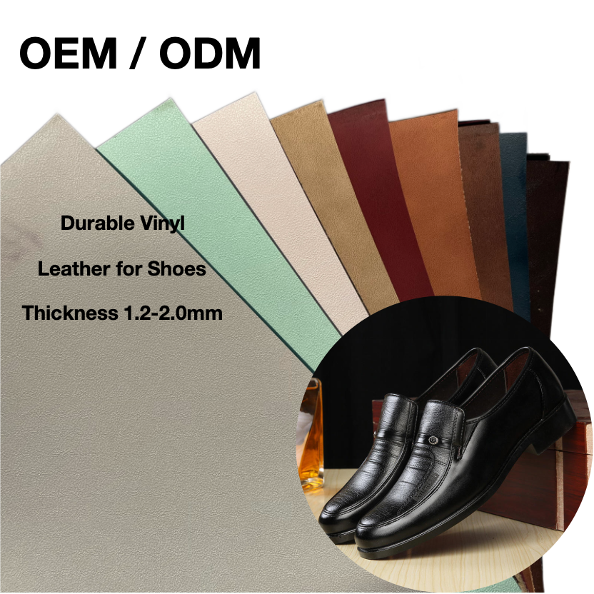 Wholesale Kinghope Soft Hand-feel PVC Leather Automotive PVC Synthetic Leather Fabric for Shoes Upper/ Upholstery