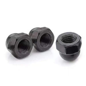 Tuerca Hexagonal <span class=keywords><strong>Acron</strong></span> con Cabeza Abombada de Acero al Carbono M3 M5 M8 M9 M10 M12, Recubierta de Zinc/Níquel Negro - Product Image 2