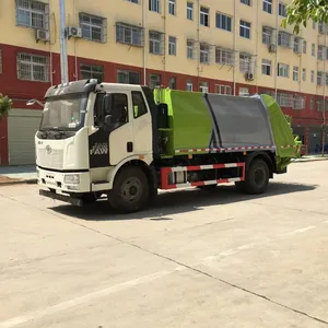 FAW संपीड़न ब्लॉक डॉकिंग कचरा ट्रक