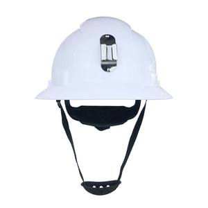 ANT5PPE <span class=keywords><strong>ANSI</strong></span> <span class=keywords><strong>Z89</strong></span> خفيفة الوزن HDPE عمال المناجم بحافة كاملة قبعة صلبة التعدين الصناعي مع قوس مصباح - Product Image 2