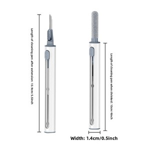 Kit de Limpieza de Auriculares con Logotipo Personalizado, Mini Herramienta de Limpieza con Esponja y Cepillo para Airpod Pro 1 2 3, Auriculares, Audífonos - Product Image 4