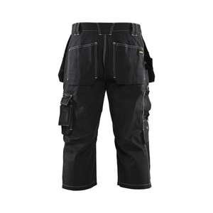 BLAKLADER - 154013709900D120 Pantalones cortos piratas Negro-EAN 7330509476109 PANTALONES DE TRABAJO PANTALONES CORTOS DE TRABAJO - Product Image 2
