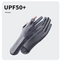 Guantes sin Dedos AILANG de Seda Helada para Mujer, Protección UV, Táctiles para Teléfono, Antideslizantes, Ideales para Conducir y Actividades al Aire Libre - Venta Directa de Fábrica