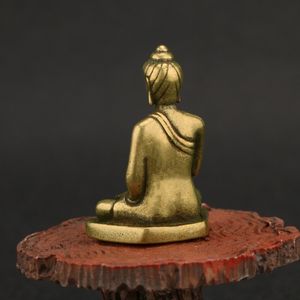 Toptan nepal buda Sakyamuni buda küçük bronz buda heykeli ev araba küçük süsler - Product Image 6