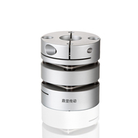 Coupleur d'arbre d'accouplement de disque Flexible de haute précision direct d'usine OEM personnalisable à double diaphragme simple pour moteur pas à pas