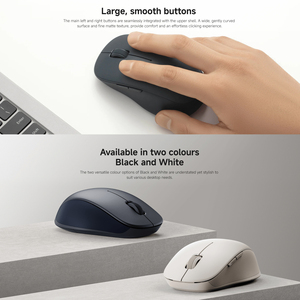 Xiaomi çift modlu kablosuz fare için orijinal 2 sessiz tıklayarak Snug Fit LED göstergesi büyük kaydırma tekerlek PTFE fare ayaklar - Product Image 3