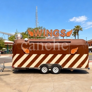 Remolque de comida móvil con cocina completa a la venta certificado CE diseño de carro de remolque de concesión rápida - Product Image 3