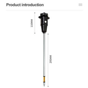 2-in-1 ดินความชื้น pH <span class=keywords><strong>Meter</strong></span> 3-8ph เครื่องวิเคราะห์ความชื้นโลหะยาวเครื่องตรวจจับพืชสวนวัดเครื่องมือปรับแต่ง OEM - Product Image 5