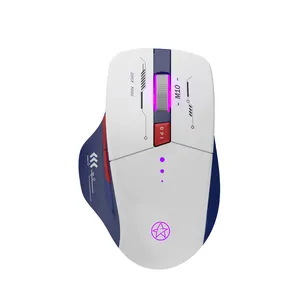 Souris optique professionnelle colorée 2.4g usb souris de jeu sans fil Rechargeable