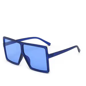 Новые Большие женские солнцезащитные очки квадратного цвета с логотипом на заказ, модные мужские солнцезащитные очки оптом, дешевые розовые большие прозрачные женские солнцезащитные очки 2023