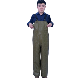 Pantalones largos al por mayor, delantales de trabajo de PVC, trajes de pesca impermeables unisex, pantalones de pesca impermeables - Product Image 1