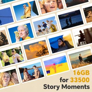 Mini caméra porte-clés 16 Go MicroSD 1080p 20MP 5 filtres pour Vlog de voyage, cadeaux d'anniversaire pour amis et enfants - Product Image 2