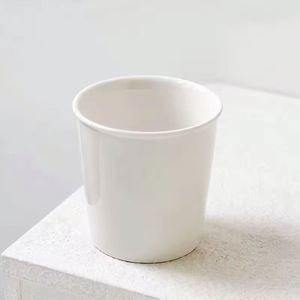 Taza de Cerámica Ecológica con Diseño de Papel, Taza Reutilizable para Capuchino, Logotipo Personalizado para Regalo Promocional, Vajilla Sostenible - Product Image 5