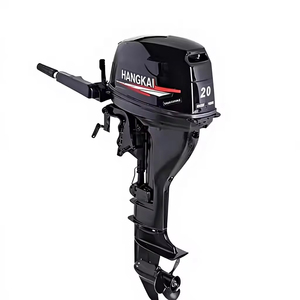 Moteur à essence manuel 4 temps 20 CV neuf, refroidi par eau, directement de l'usine, pour kayak de pêche, bateau pneumatique, yacht, marine - Product Image 1