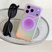 Coque magnétique à dégradé de couleurs pour iPhone 18, compatible iPhone 17, 16, 15, 14, 13 Pro Max – Accessoires de téléphone avec livraison gratuite et chargement sans fil